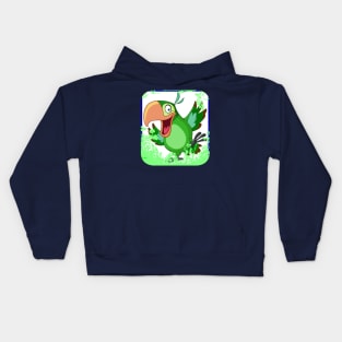 loro, amante de los loros, loro regalo, dueño de loro, loro gracioso, parrot, parrot lover, parrot gift, parrot owner, parrot funny Kids Hoodie